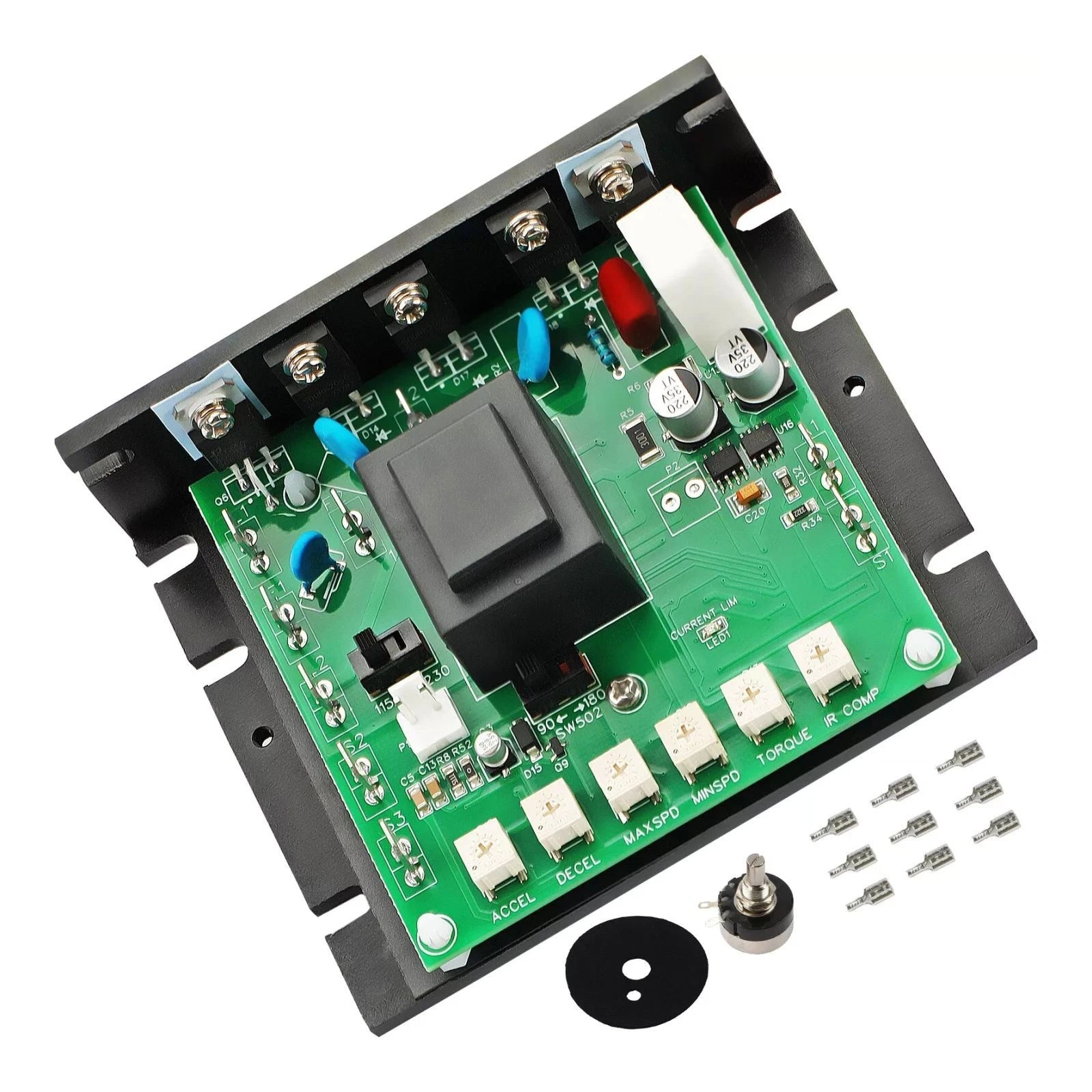 Dc Motor Speed Controller 115 / 230 Volt Ac Input | Built Supply Co