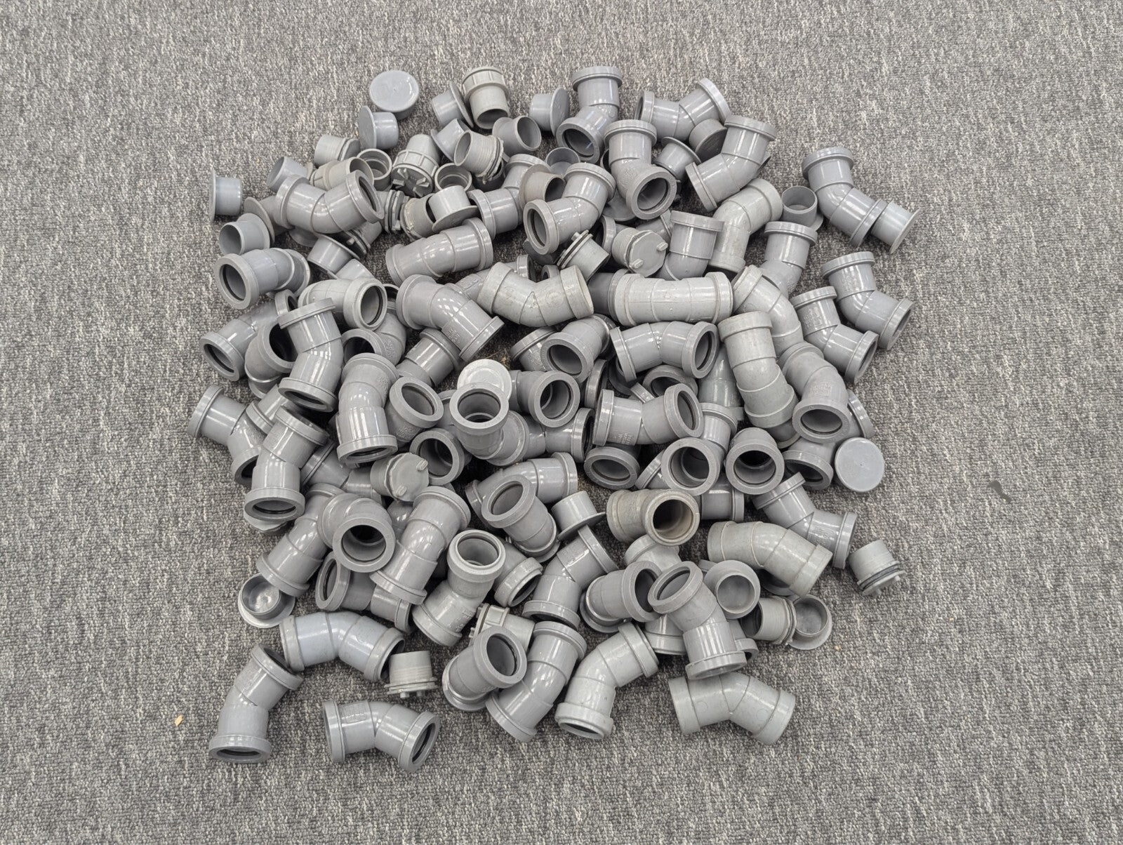 Brett Martin Grey Pipe Fittings 2 Pack
