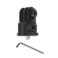 1/4" Screw Tripod Mount Aluminum Adapter 360 Swivel Disc Reinforced