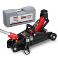 5.1-13in 4000lbs Capacity Hydraulic Lift Red Black Floor Jack Swivel