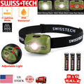 Swiss+Tech Headlamp Flashlight 300 Lumens LED Head Lamp Red Storbe