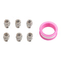 High Pressure Cleaning Nozzle Set Stainless Steel 40 Degree For Washer
