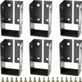 Joist Hanger Set Steel Concealed Connectors For Wood Fence Beam
