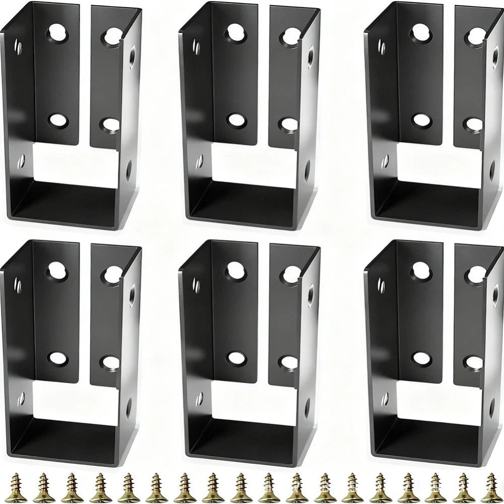 Joist Hanger Set Steel Concealed Connectors For Wood Fence Beam