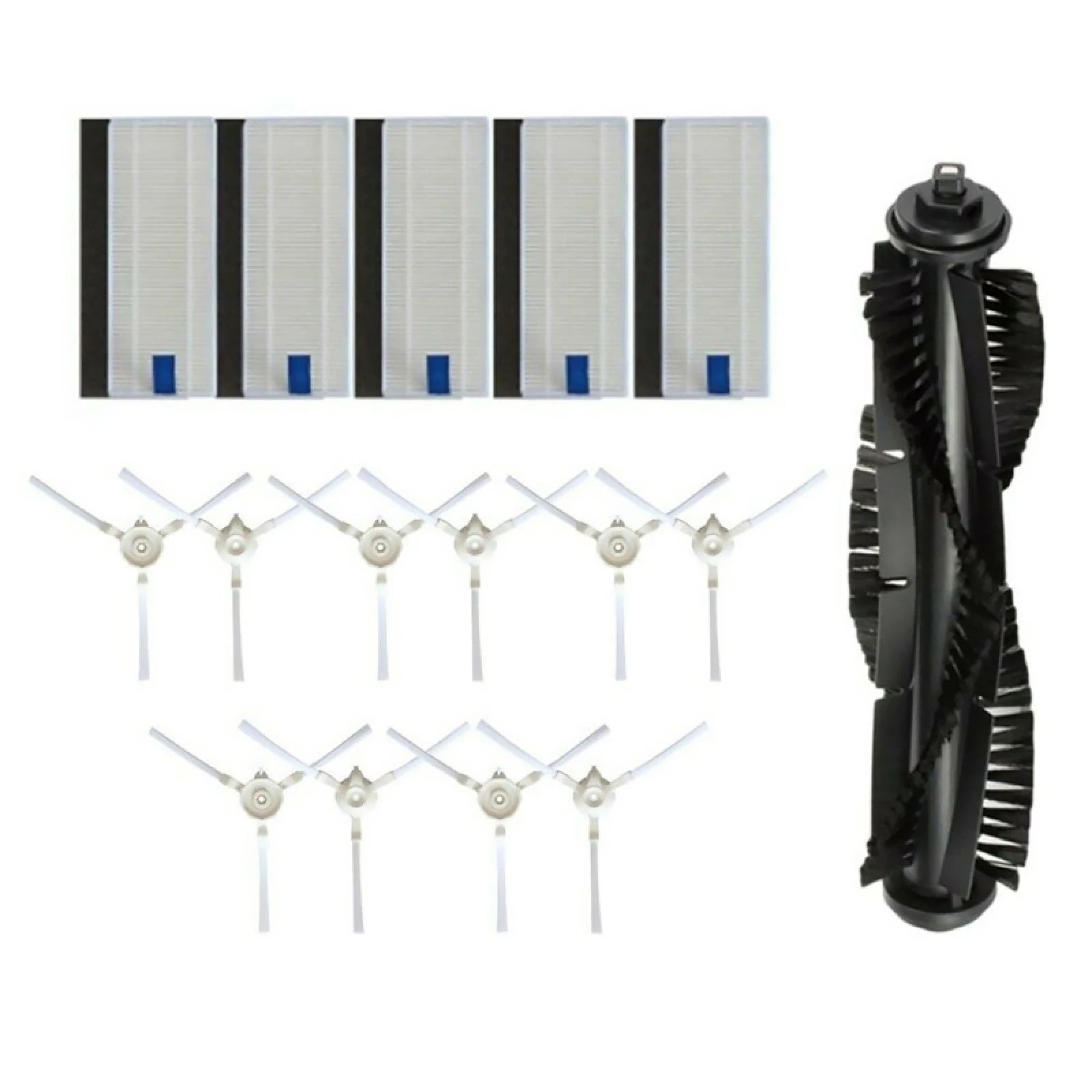Vacuum Cleaner Foam Filter Side Brush Kit For Rowenta Explorer Series