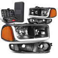For 2001-2007 Gmc Sierra Led Tube Black/amber | Built Supply Co