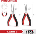 Arrow 2-Piece 6" Needle Nose Pliers Set by Arrow
