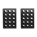 Set Of 25x50x75mm Precision Blocks 23 Holes Parallel Clamping Milling