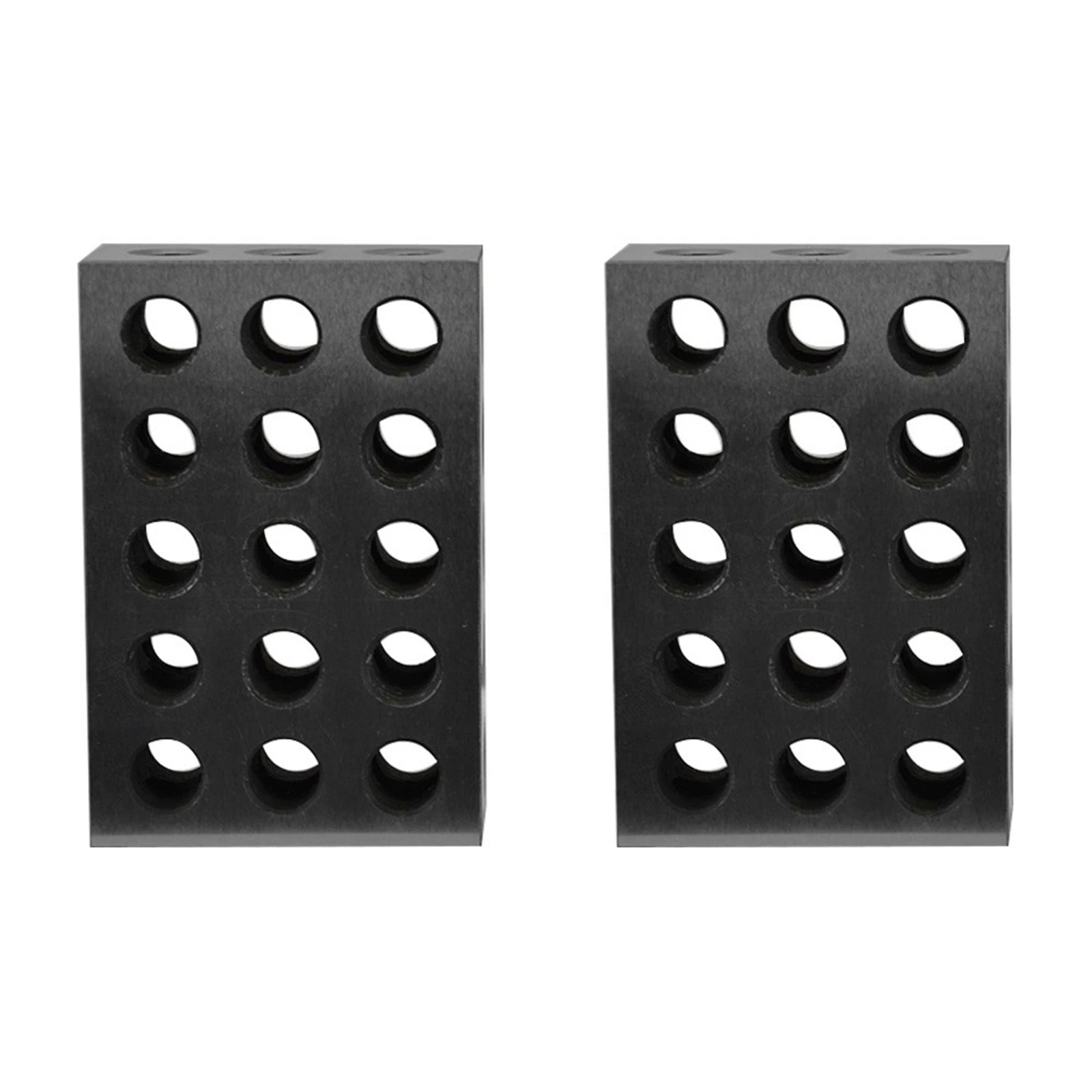 Set Of 25x50x75mm Precision Blocks 23 Holes Parallel Clamping Milling