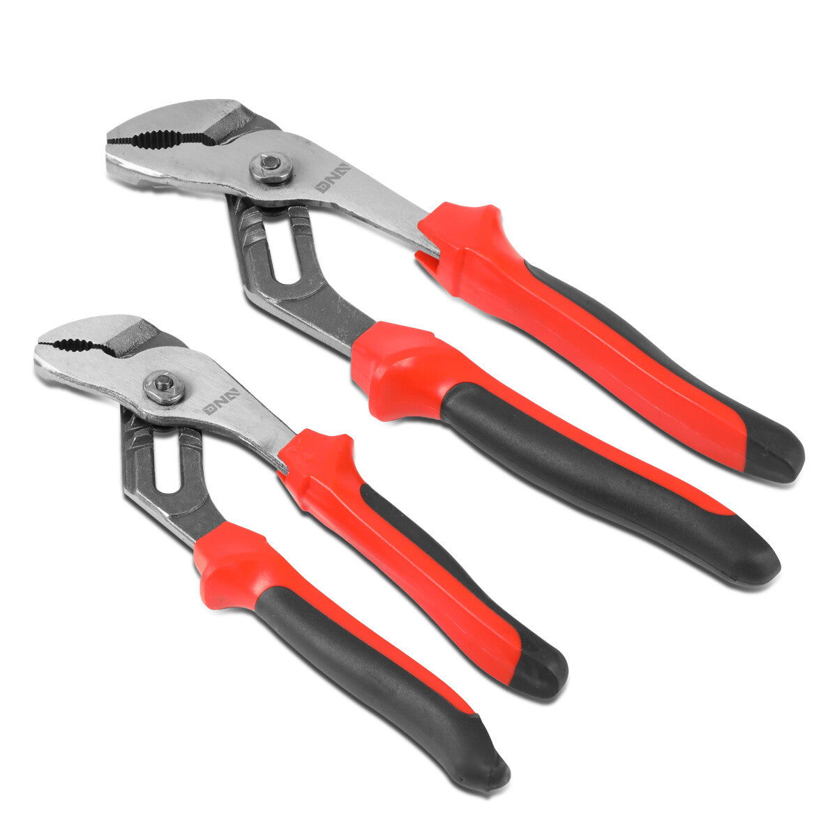 10" + 8" Carbon Steel Slip Joint Tongue And Groove Pliers by Unbranded