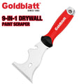 Goldblatt 9-in-1 Drywall Paint Scraper Stainless Steel Blade by Goldblatt