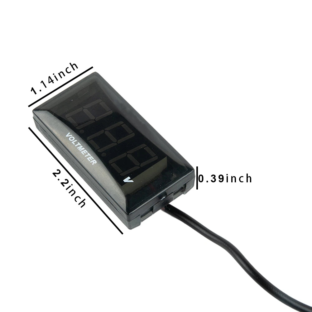 Car For Caravan Led Digital Monitor Volt Meter Display Battery Gauge