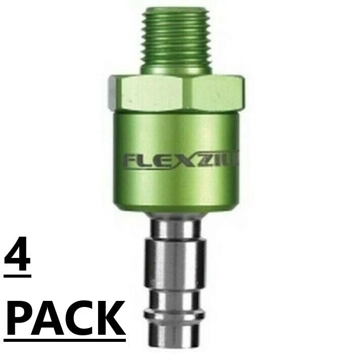 4 Legacy Flexzilla High Flow Ball Swivel Plug Air Fitting 1/4" Mnpt