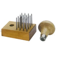 Stone Setting Beading Tools Set Of 16 On Wooden Stand Bead Setting