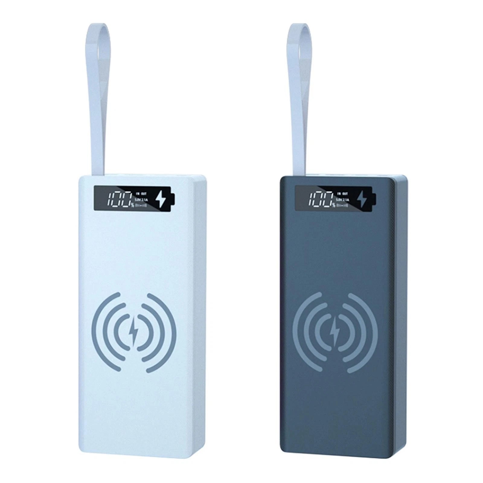 Detachable Diy Qc/pd 3.0 Lcd Display Battery Case Power Bank Shell