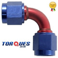 AN -10 (AN10 AN 10) 90 Degree Female to Female Adapter