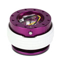 Nrg Aluminum Steering Wheel Quick Release Adapter 2.1 Purple/glow In