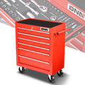 Red 6 Drawer Rolling Tool Trolley Cabinet W/ | Built Supply Co