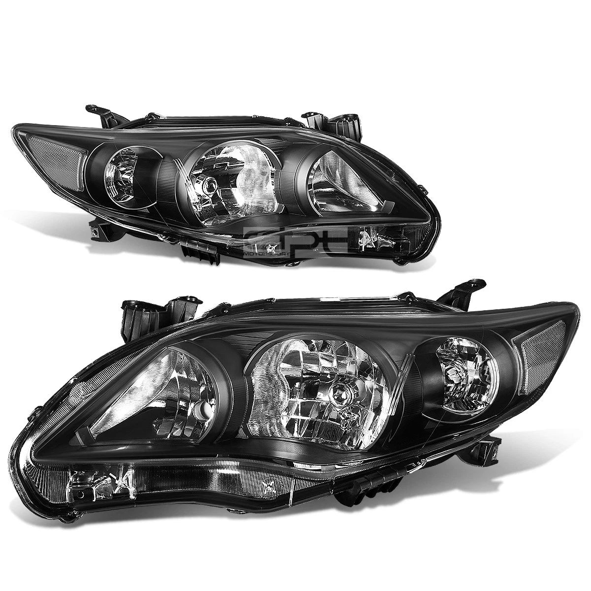 Fit 2011-2013 Toyota Corolla Pair Black Housing | Built Supply Co
