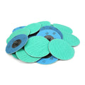 200 Pack - 3" 60 Grit Zirconia+grind Aid Quick Change Sanding Discs