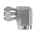 Hydraulic Fitting 1/2" Fj Swivel X 3/8" Female Pipe 90 Degree