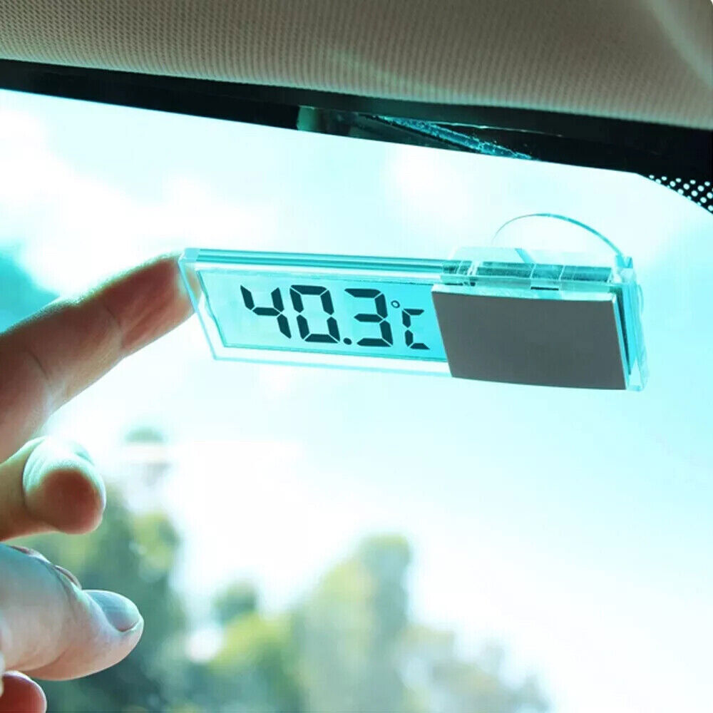 Universal Car LCD Digital Display Meter Thermometer Decor Auto