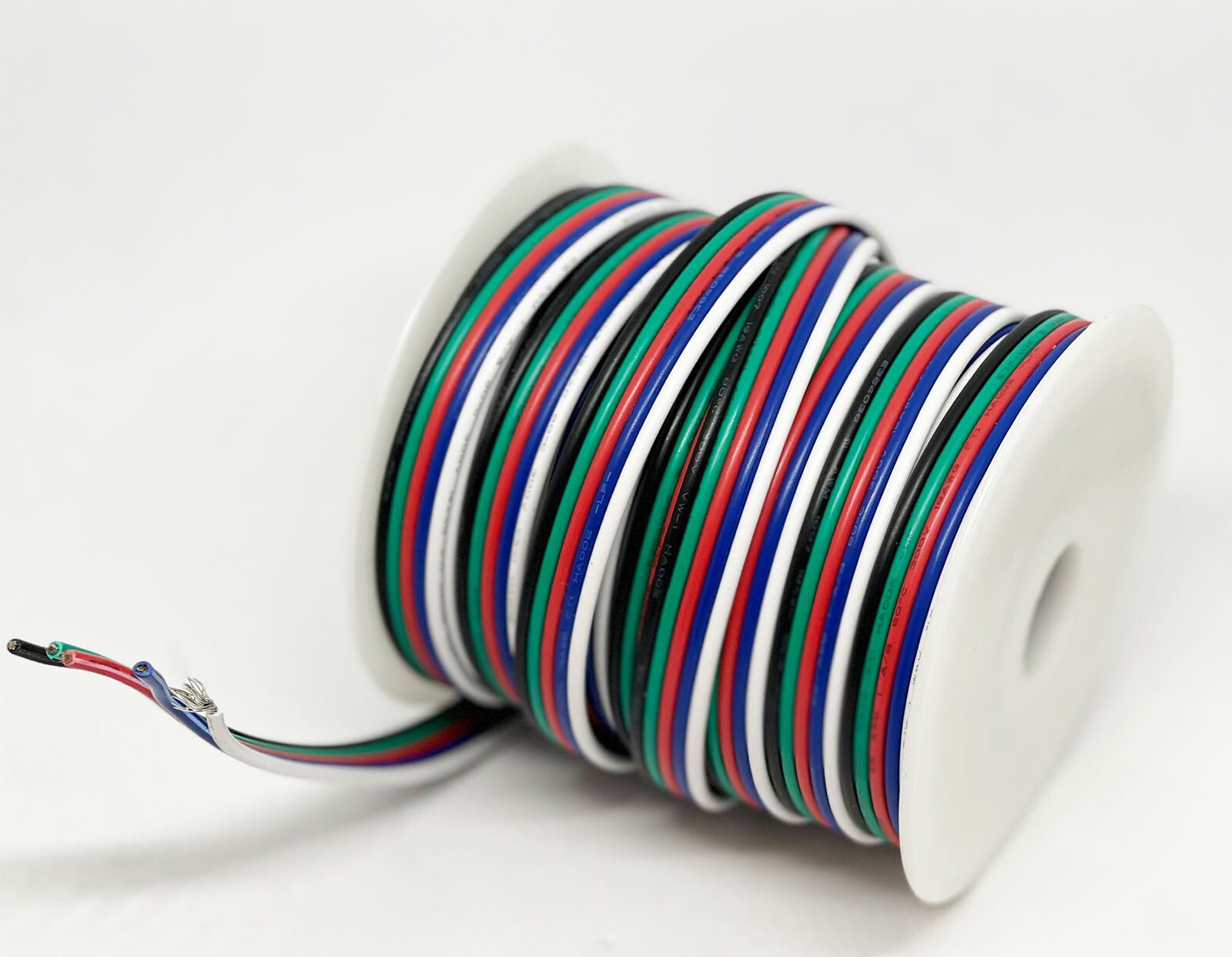 40FT 18 Gauge RGBW LED Strip Extension Cable 18AWG 5pin Communication Wire