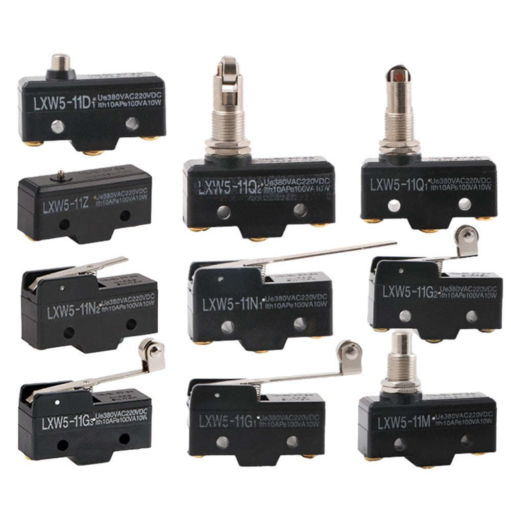 1x AC 380V DC 220V 10A Push Plunger Actuated Momentary Limit Switch LXW5-11M New