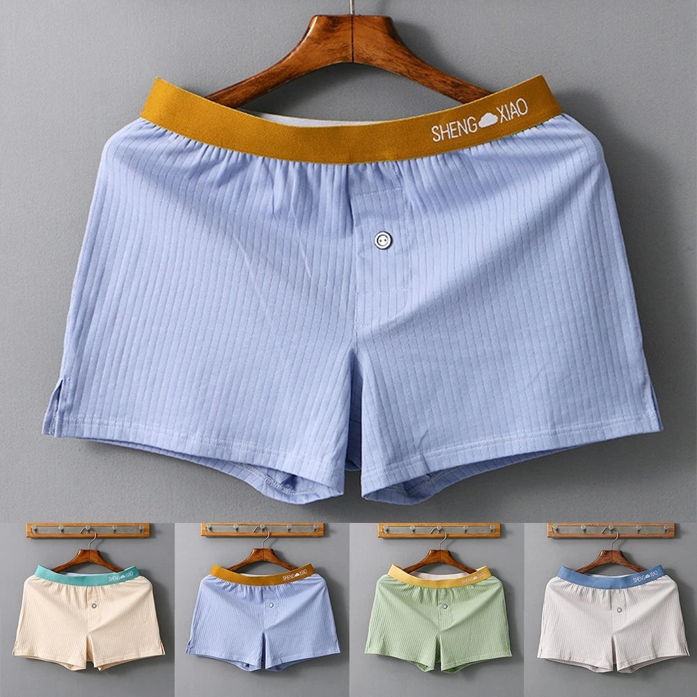 Underwear Shorts Underpants Boxer Briefs Breathable Cotton Homewear