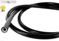 An -6 (jic-6 5/16" I.d) Stainless Braided Black Pvc Coated Ptfe Hose