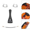 Violin Tailpiece Fine Tuners Tailgut Tailcord Kit For 3/4 4/4 Violin