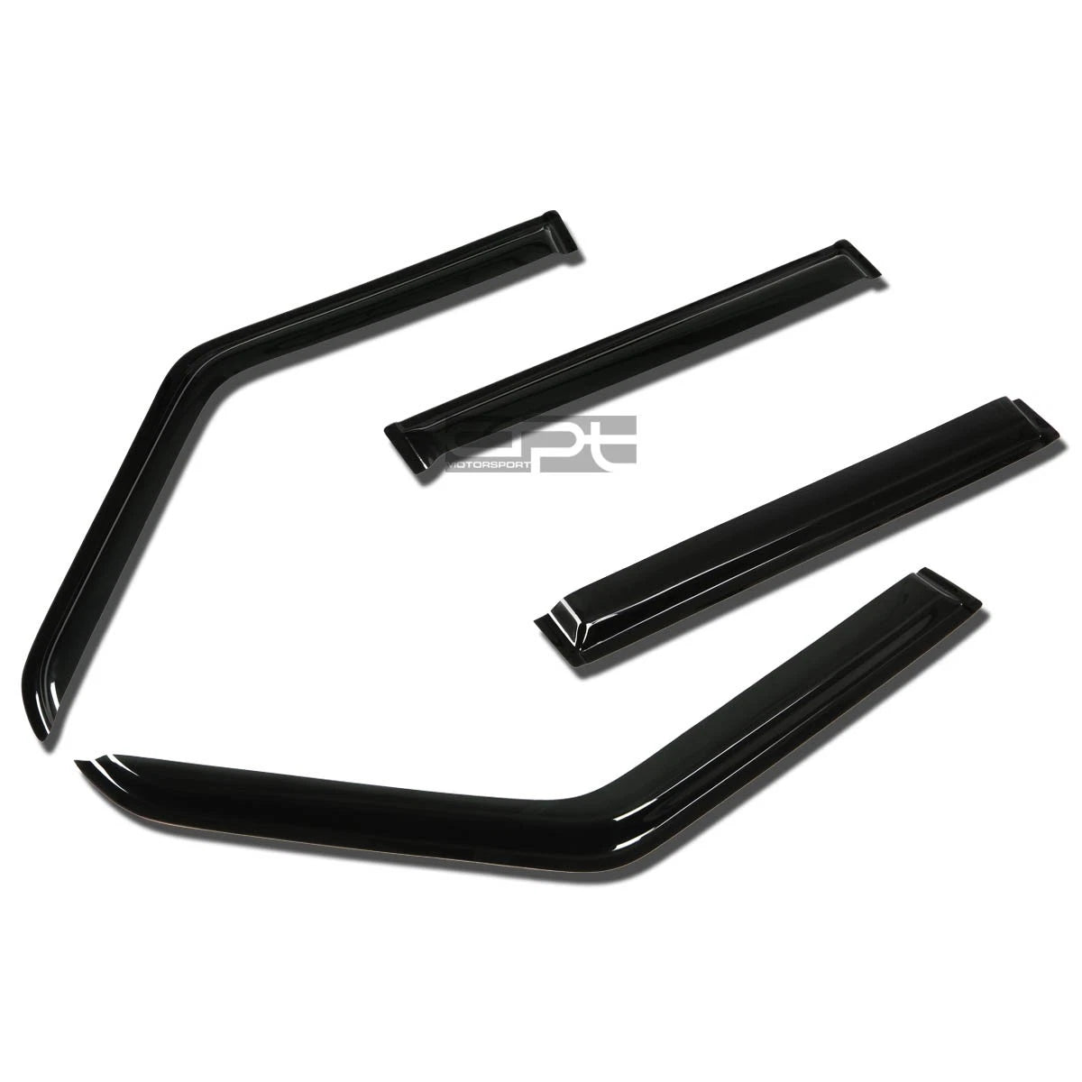 Fit 84-01 Cherokee Xj/bj Smoke Tint Window Visor/wind Deflector Vent