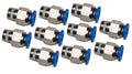 Tube Fitting Male Connector Push To Connect, 1/4" Tube X 1/8" Npt