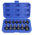 WORKPRO 13PC Torx Bit Socket Set 1/4" 3/8" 1/2 Drive Hex Allen Socket Set T8-T60