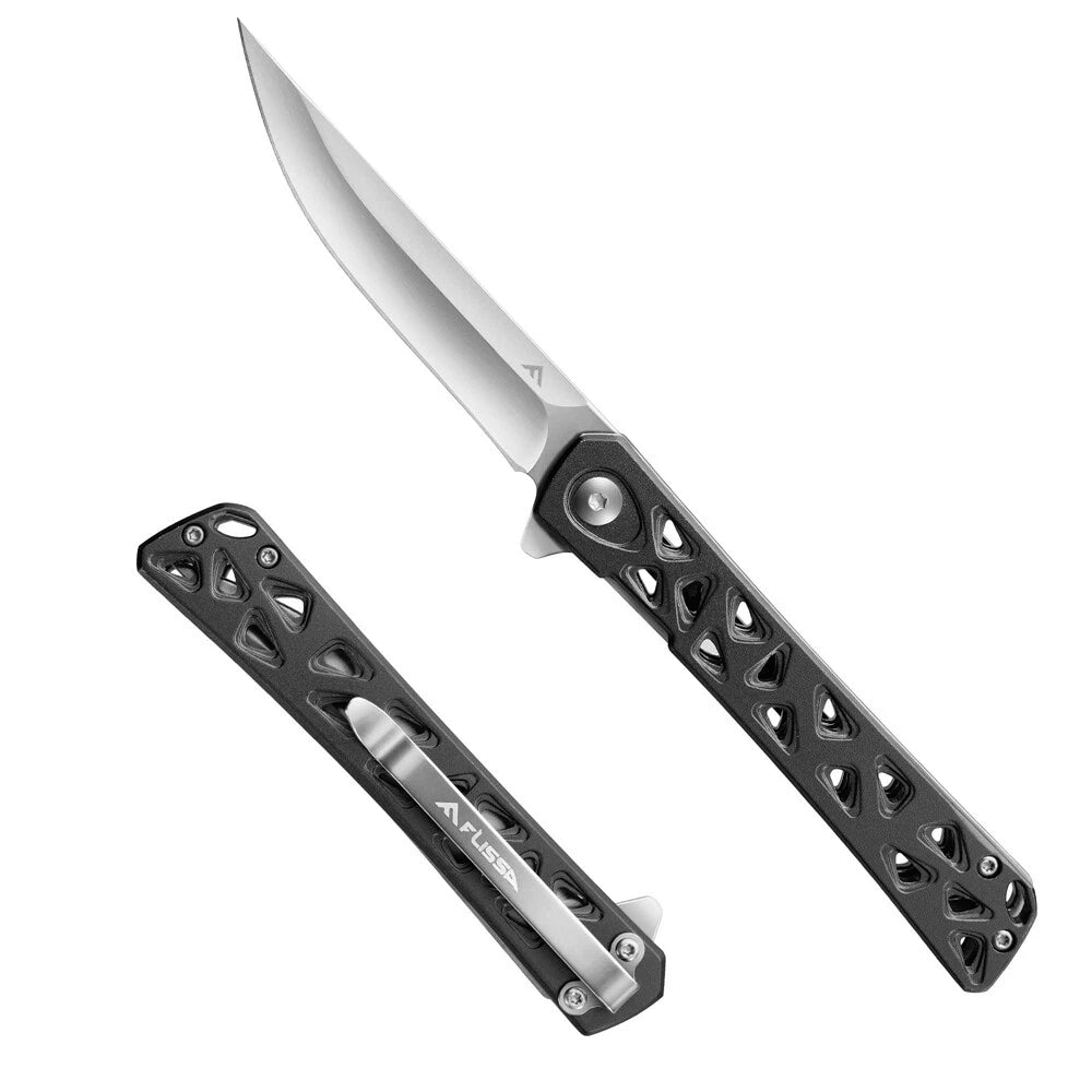 4.5" Folding Pocket Knife Hollow-out Handle Tactical Pocket Knife Folding Knife