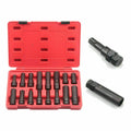 Pro Security Locking Key Lug Nut Socket Set 16pc