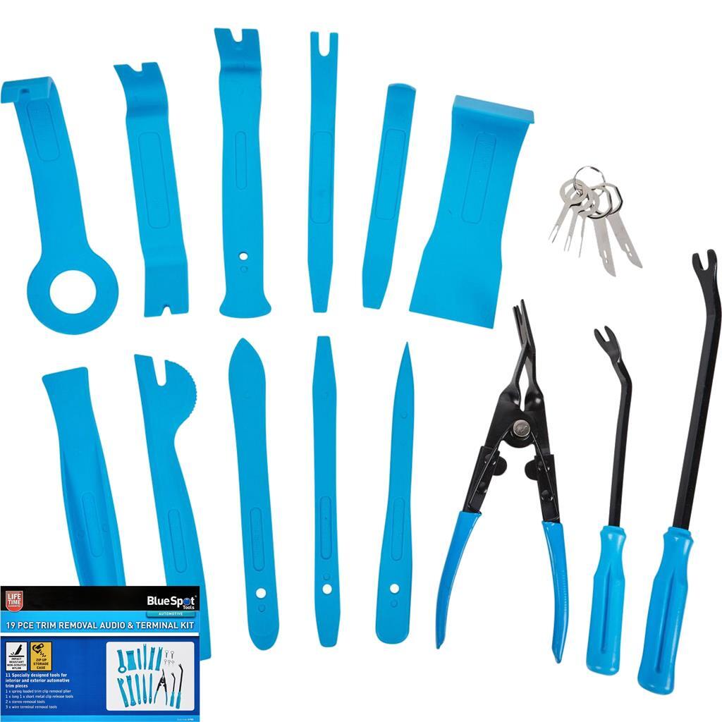 BlueSpot 19pc Car Trim Clip & Upholstery Removal Set by BlueSpot