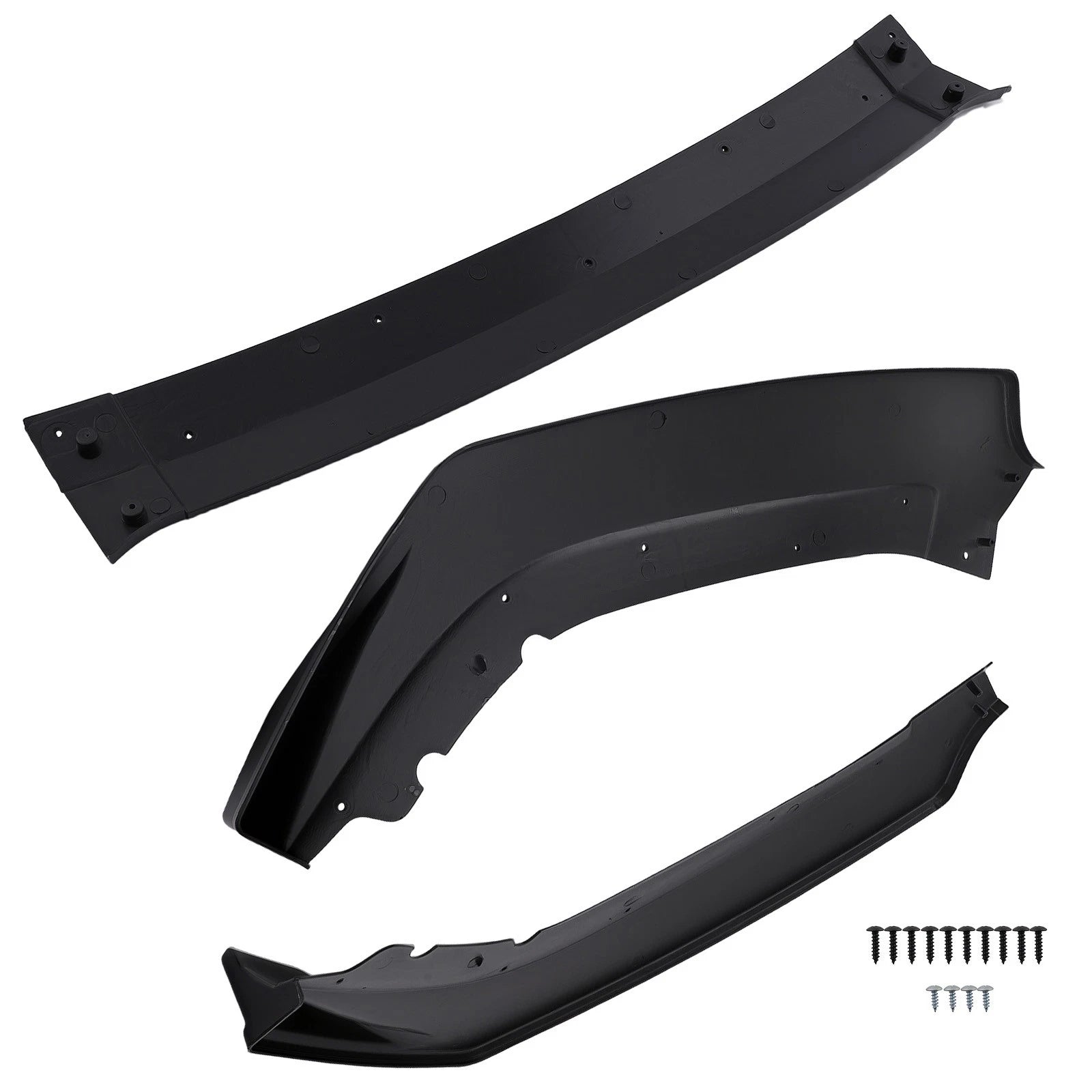 Front Bumper Cover For Honda Civic SI/Hatchback 2017-21 Black Plastic Guard