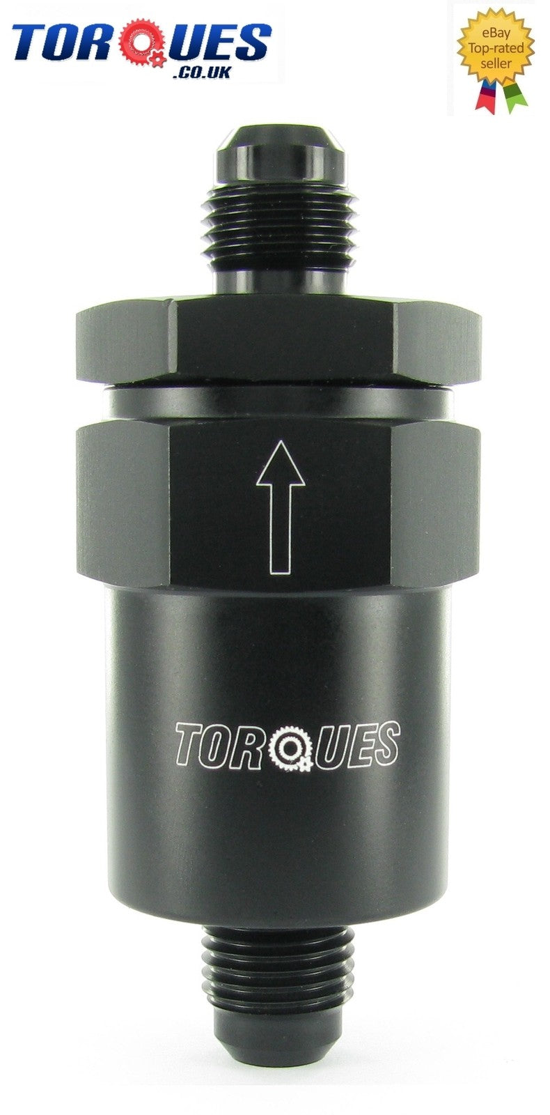 AN -6 (AN6) Black Anodised Billet Fuel Filter 30 Micron