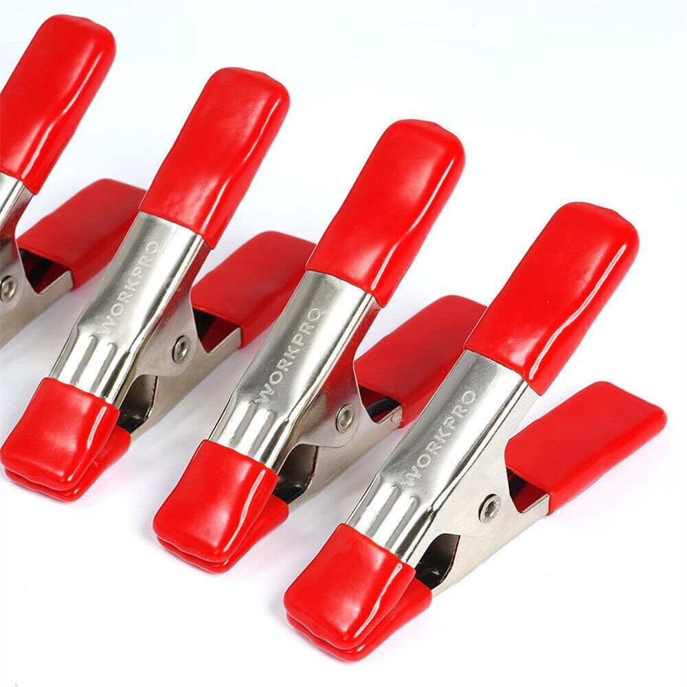 Workpro 20PC Steel Spring Clamp Set 5PC 1" Clamps 15PC 3/4" Clamps for