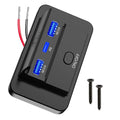 Car Fast Charger Power Outlet On-off Switch Charging For Gps Devices,