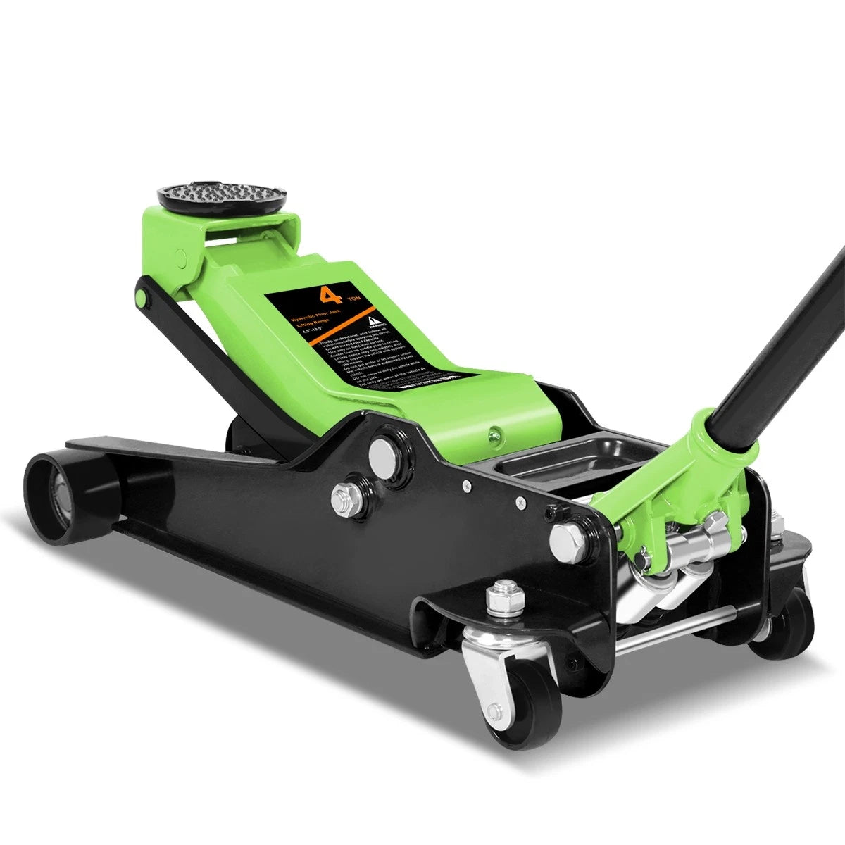 4.5-20 In 8000lbs Capacity Hydraulic Green Garage Jack(4 Ton ) W/