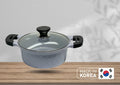 5.5 Qt Ceramic Sauce Pot With Lid, 9-1/2'' Cooking Pot With Lid, Made