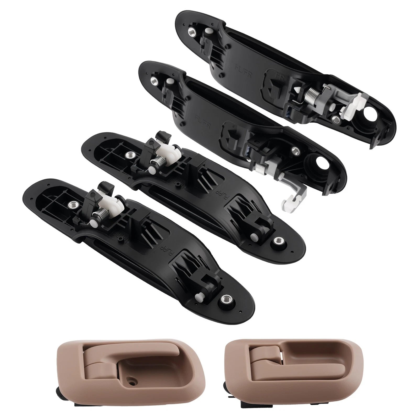 Door Handle Set 4 Exterior 2 Interior for Toyota Sienna 1998-2003 80850