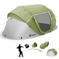 Villey 4 Persons Pop Up Tent Waterproof Automatic Lightweight Camping