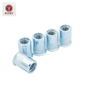 Carbon Steel Pleated Open End Countersunk Head Cylinder Rivet Nuts