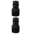 2 Pack XFITTING 3/4" X3/4" Poly Alloy Pex A Male NPTOpe