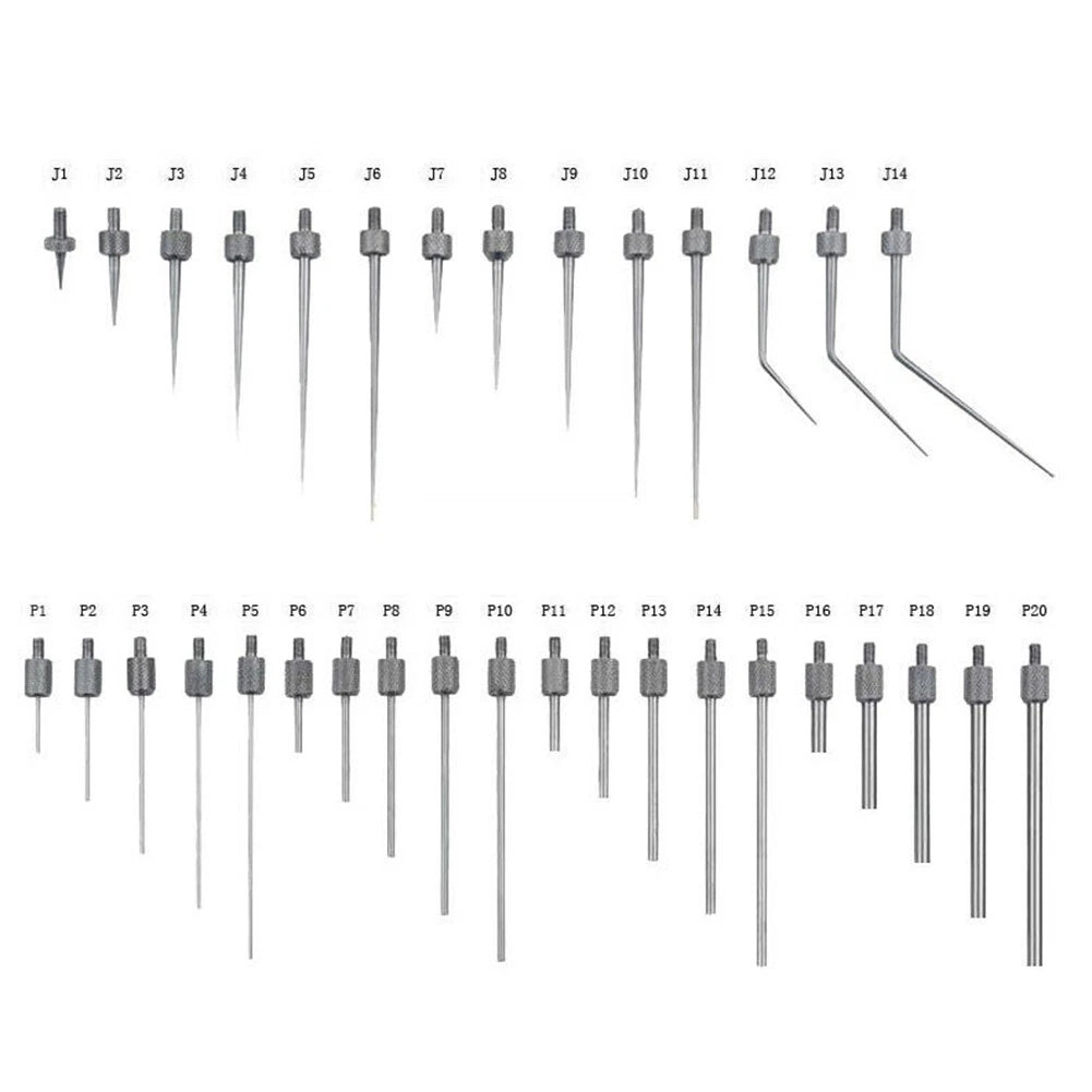 Interchangeabl<wbr/>e Test Indicator Valve Stem Depth Gauge Set For