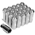 J2 7075 Forged Aluminum M12 X 1.5 7cm Open-end Lug Nut Set W/key