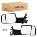Extendable Power Side Mirror for Dodge Ram 2500/3500 2010-2018 55372071AF
